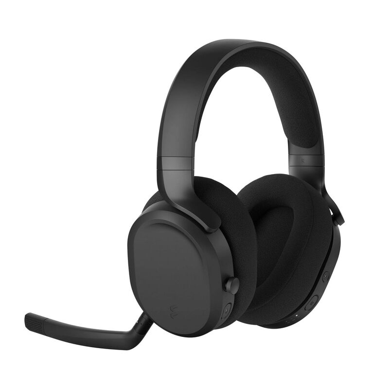 Sideprofil av Fractal Design Scape trådløst gamingheadset svart RGB