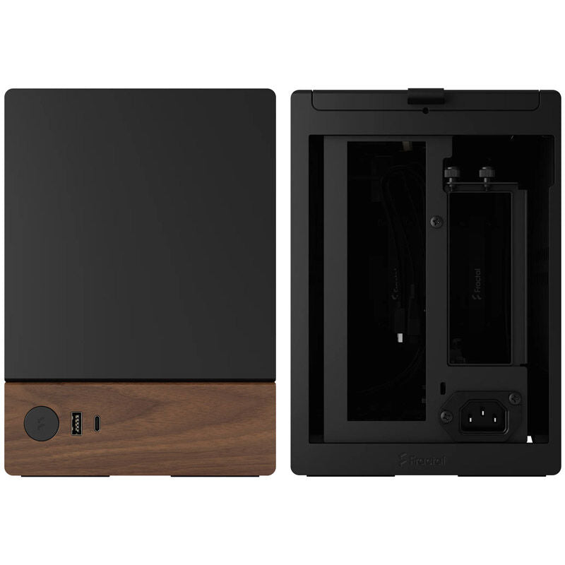 Oversikt over Fractal Design Terra Mini-ITX kabinett toppside