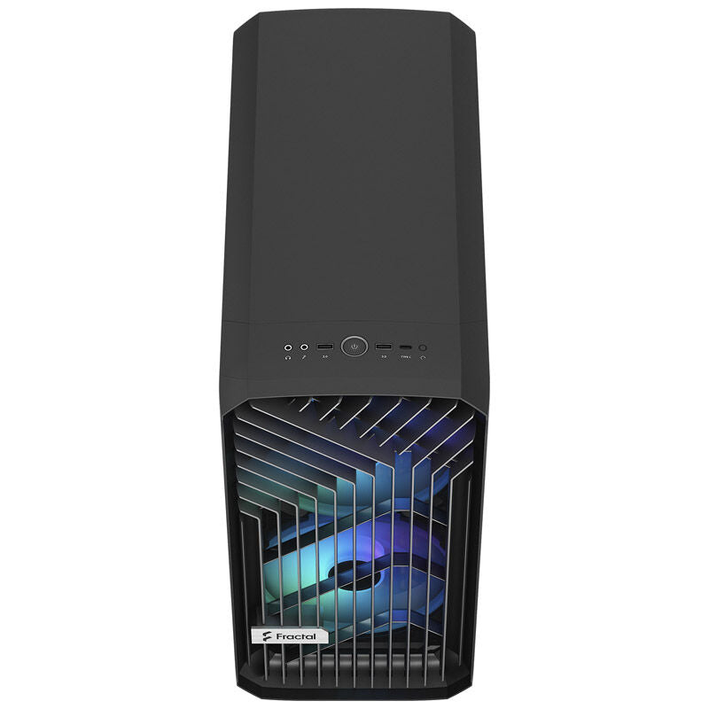 Fractal Design Torrent Compact RGB kabinett montert med komponenter