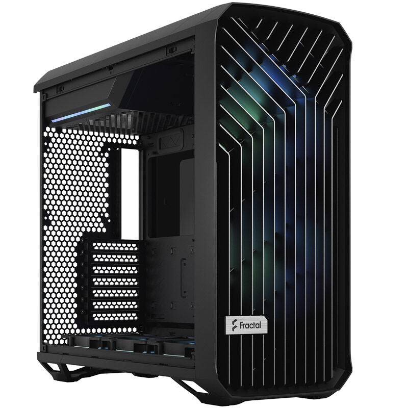 Fractal Design Torrent RGB kabinett midtårn E-ATX herdet glass svart med åpent sidepanel