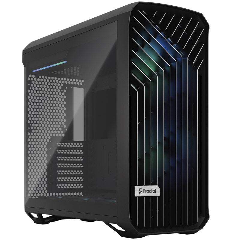 Fractal Design Torrent RGB kabinett midtårn E-ATX herdet glass svart forfra