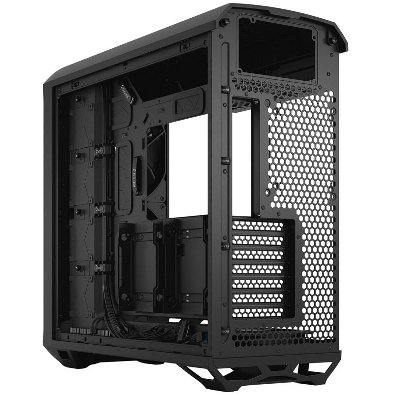 Fractal Design Torrent kabinett midtårn herdet glass svart viftehub