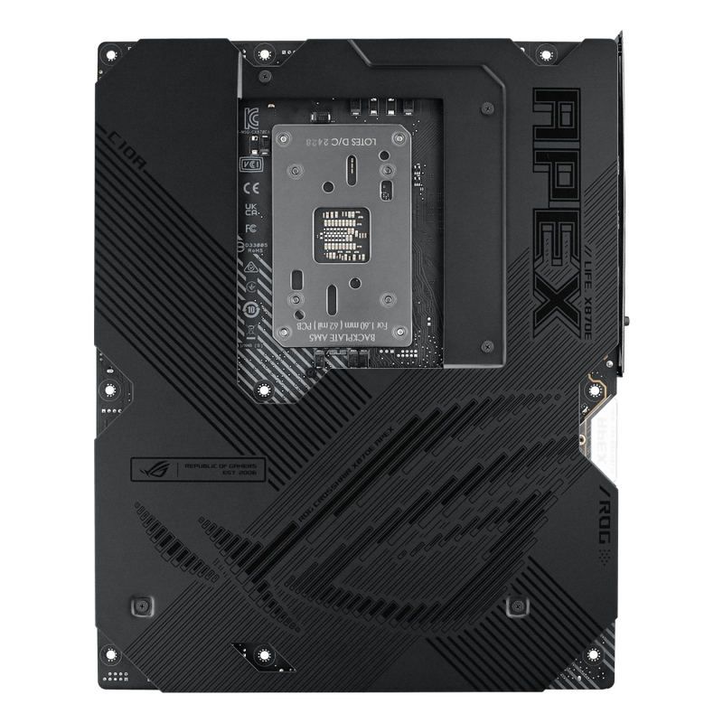 Full oversikt over ASUS ROG Crosshair X870E APEX hovedkort