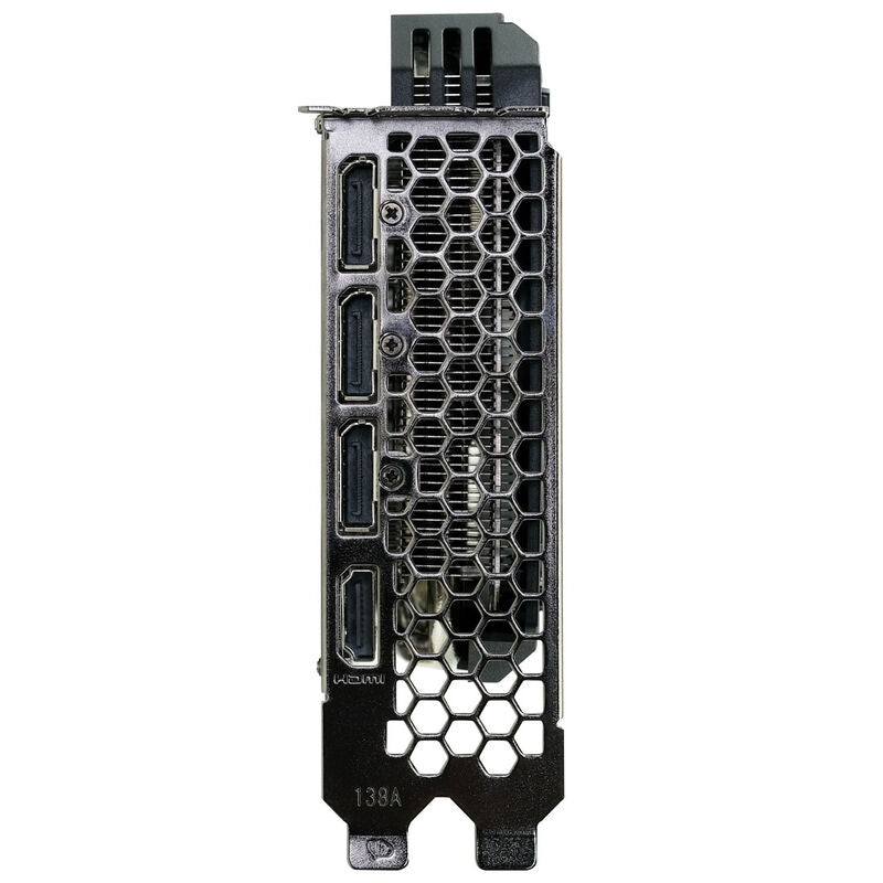 Nærbilde av kjøleviften på Gainward GeForce RTX 3050 Pegasus grafikkort