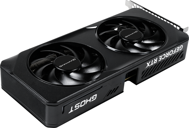Gainward GeForce RTX 5060 Ti Ghost grafikkort montert i PC