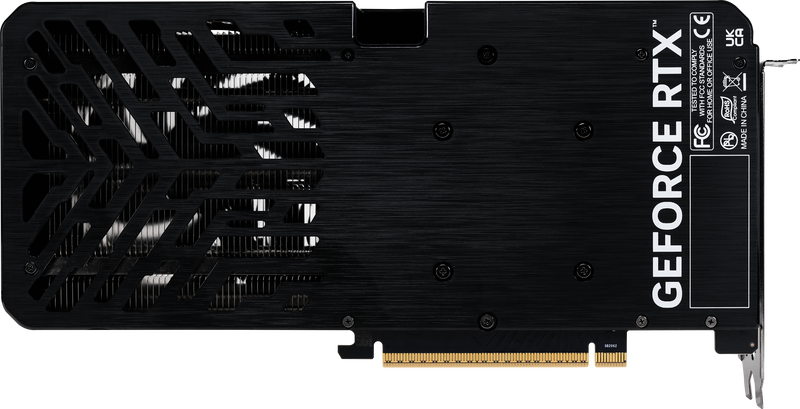 Oversikt over Gainward GeForce RTX 5060 Ti Ghost OC i eske