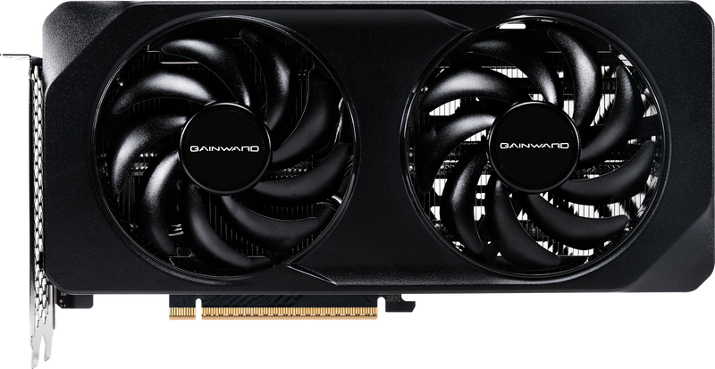 Detalj av kjølesystem i Gainward GeForce RTX 5060 Ti Ghost OC