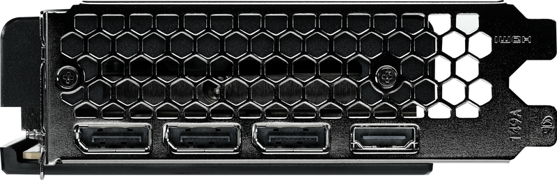 Gainward GeForce RTX 5060 Ti Python III OC grafikkort oversikt sideprofil
