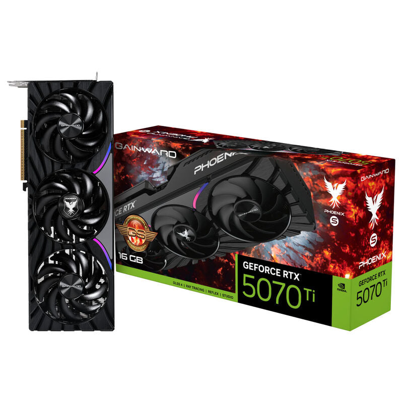 Gainward GeForce RTX 5070 Ti Phoenix-S GS grafikkort forfra