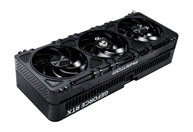 Detalj av RGB-belysning på Gainward GeForce RTX 5080 Phantom GS