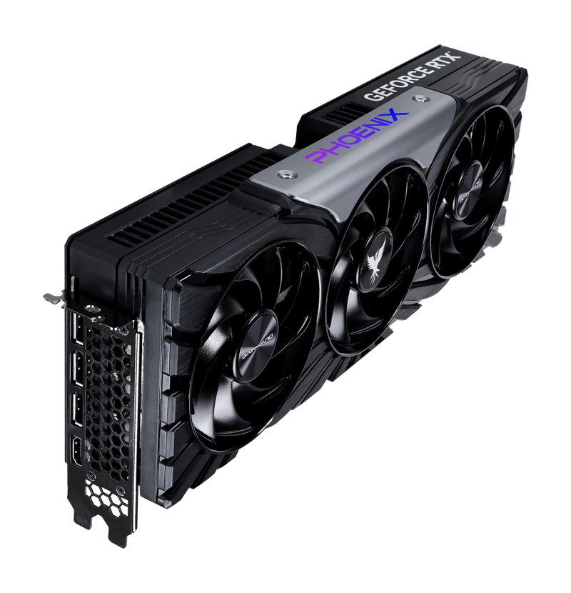 Gainward GeForce RTX 5080 Phoenix V1 RGB-belysning detalj