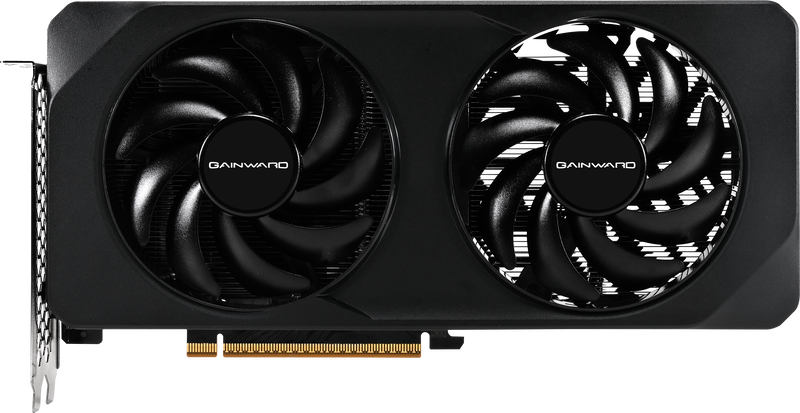 Gainward RTX 5050 Ghost grafikkort 8 GB detalj av viftene