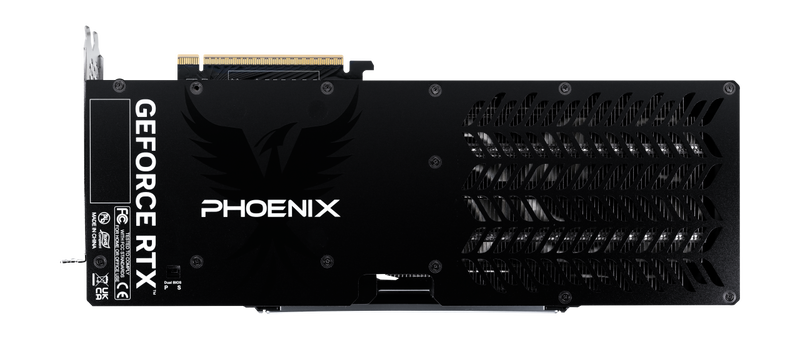Gainward RTX 5080 Phoenix grafikkort sideprofil