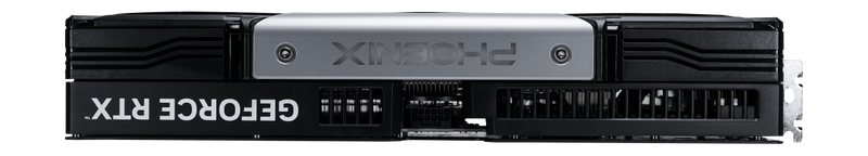 Gainward RTX 5080 Phoenix GS grafikkort bakside med kjølesystem