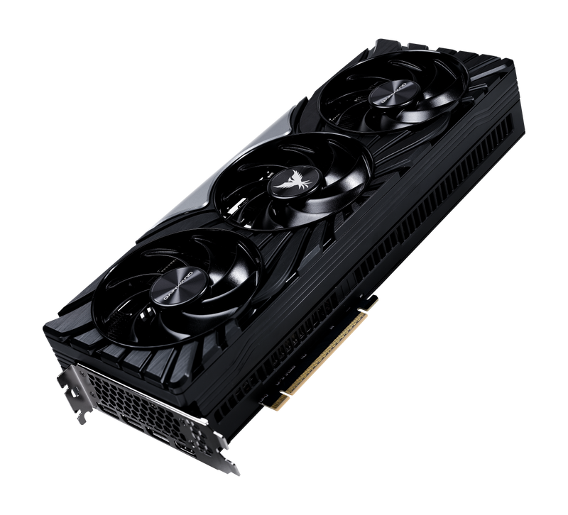 Detaljbilde av Gainward RTX 5080 Phoenix GS grafikkort vifte