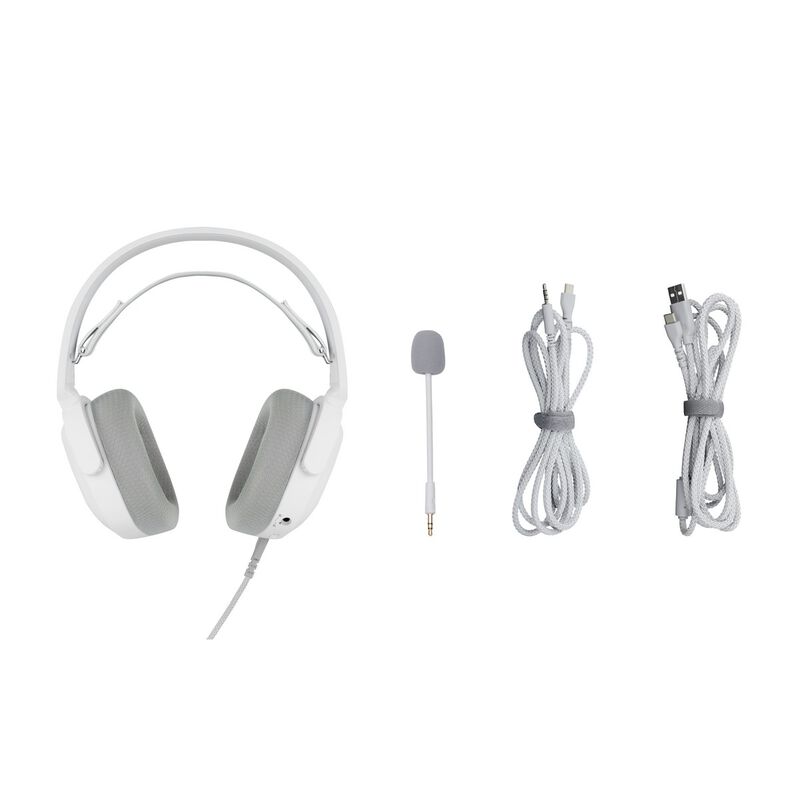 Kabler til GAMIAC HS71 gamingheadset 7.1 RGB 50 mm hvit