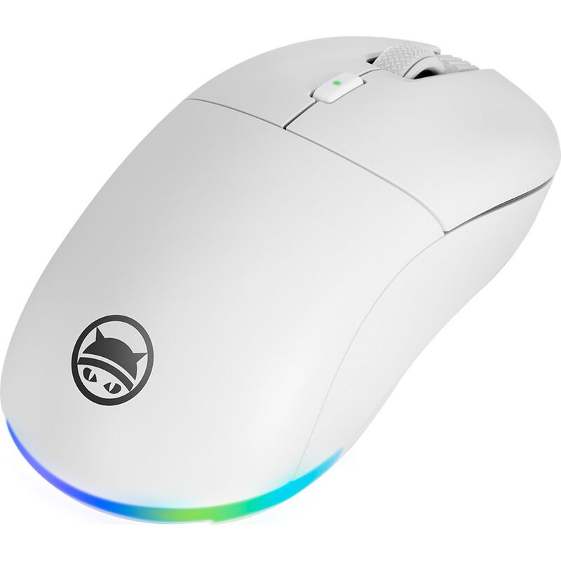 GAMIAC PX71 trådløs gamingmus hvit forfra