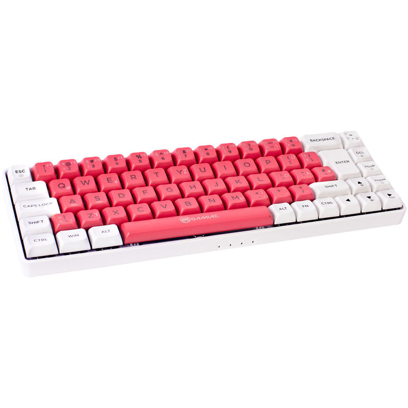 GAMIAC TKL69G SF gamingtastatur bakside med tilkoblingsport