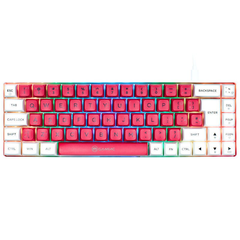 Nærbilde av Kailh Blue switch på GAMIAC TKL69G SF