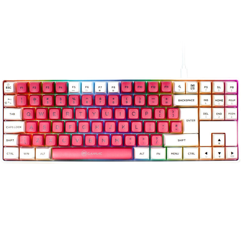 Detaljbilde av Kailh Blue switch på GAMIAC TKL90G gamingtastatur
