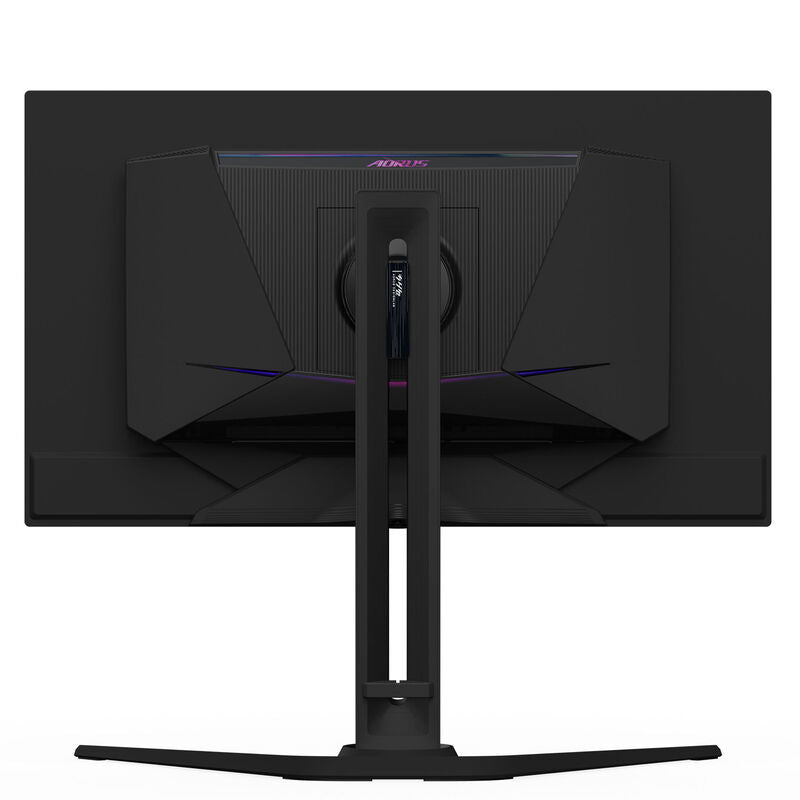 Gigabyte AORUS FO27Q5P 27" gamingskjerm montert på bord