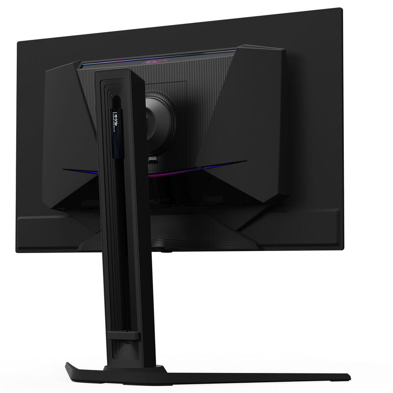 Nærbilde av tilkoblinger på Gigabyte AORUS FO27Q5P 27" gamingskjerm