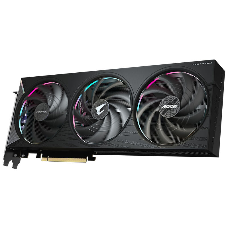 Sideprofil av Gigabyte Aorus GeForce RTX 5060 Ti Elite grafikkort