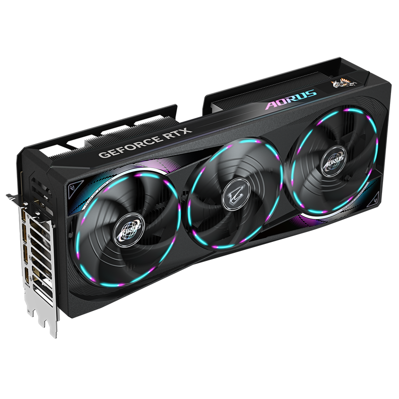 Gigabyte Aorus GeForce RTX 5070 Ti Master bakside