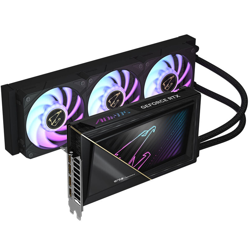 Gigabyte Aorus GeForce RTX 5090 Xtreme Waterforce bakside