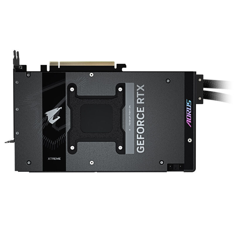 Gigabyte Aorus GeForce RTX 5090 Xtreme Waterforce med tilkoblinger