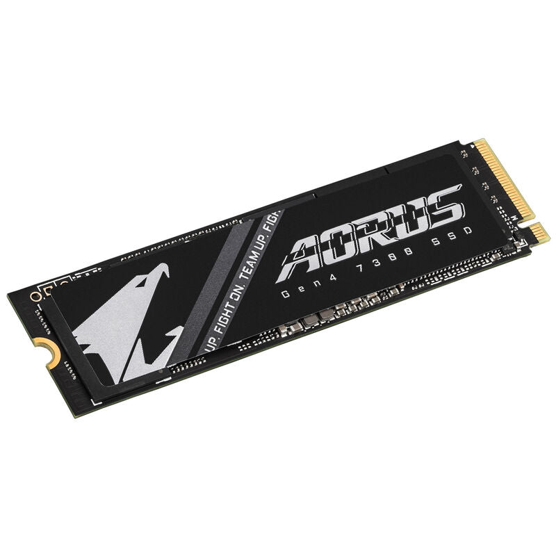 Detalj av Gigabyte AORUS Gen4 7300 NVMe SSD 1 TB PCIe 4.0 M.2 2280
