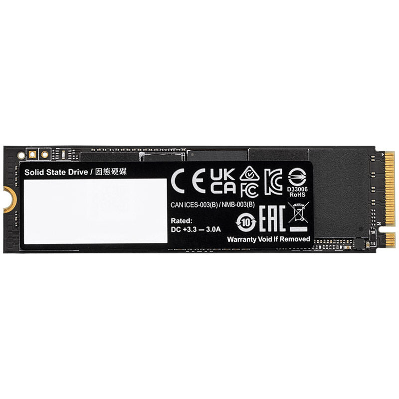 Gigabyte AORUS Gen4 7300 NVMe SSD 2 TB montert i PC