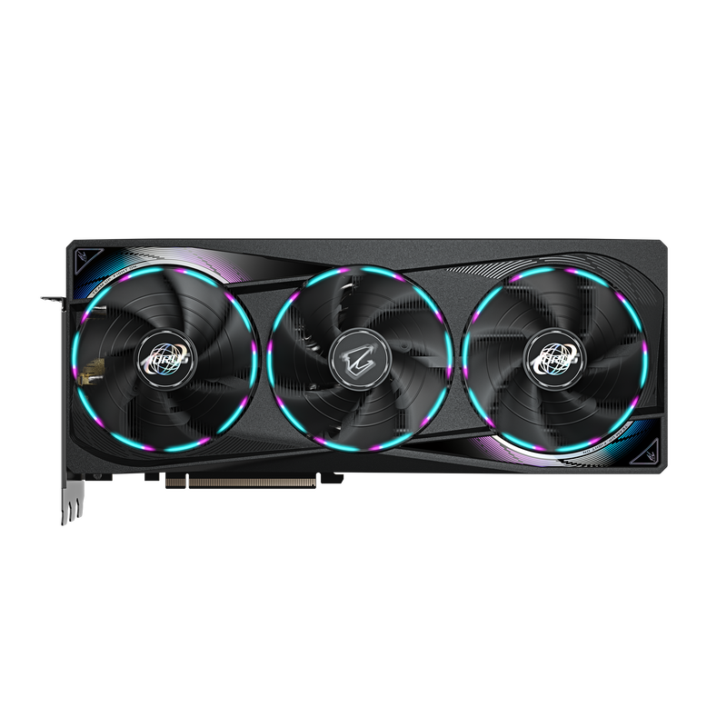 Gigabyte Aorus RTX 5070 Master grafikkort bakside