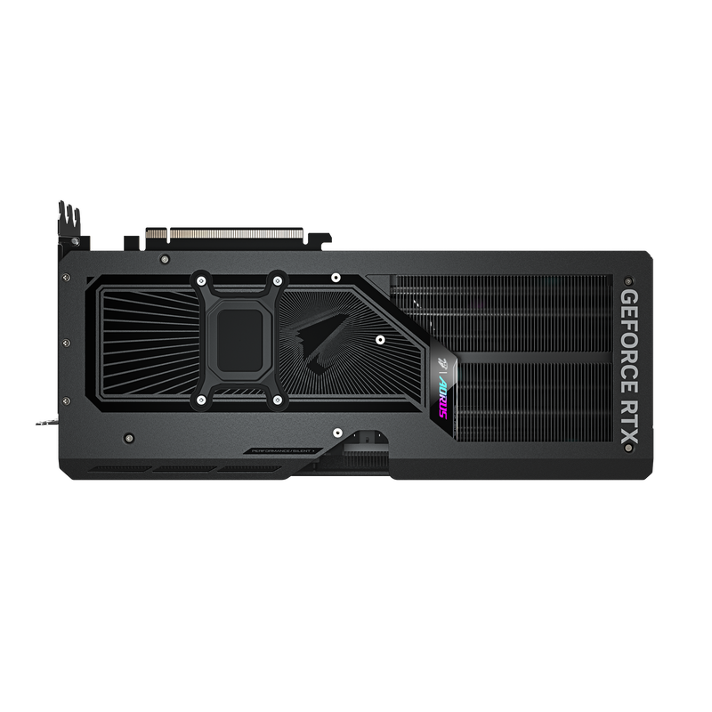 Gigabyte Aorus RTX 5070 Master grafikkort detalj av vifter