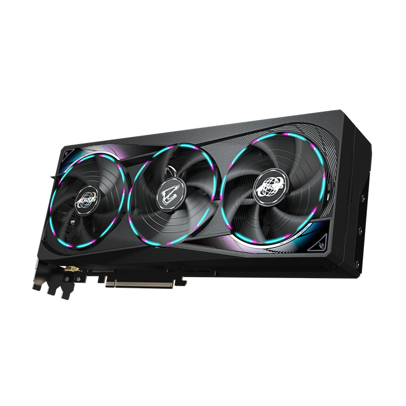 Gigabyte Aorus RTX 5070 Master grafikkort sideprofil