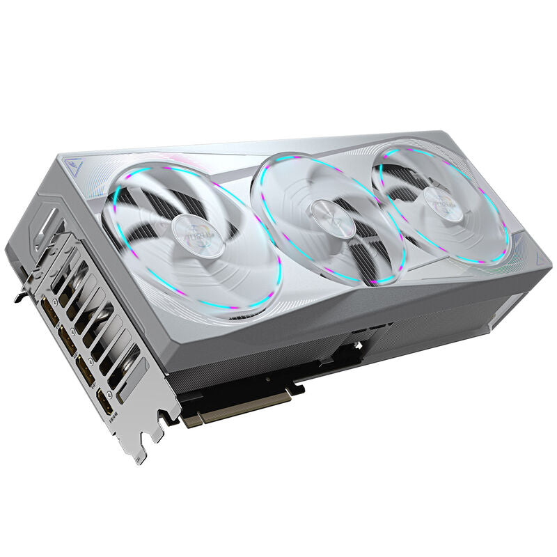 Gigabyte Aorus RTX 5080 Master Ice grafikkort bakside