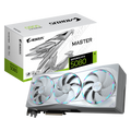 Gigabyte Aorus RTX 5080 Master Ice grafikkort forfra