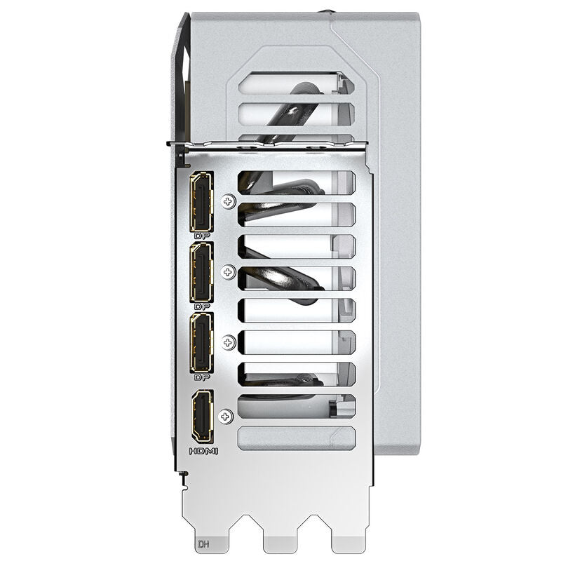 Montert Gigabyte Aorus RTX 5080 Master Ice i PC-kabinett