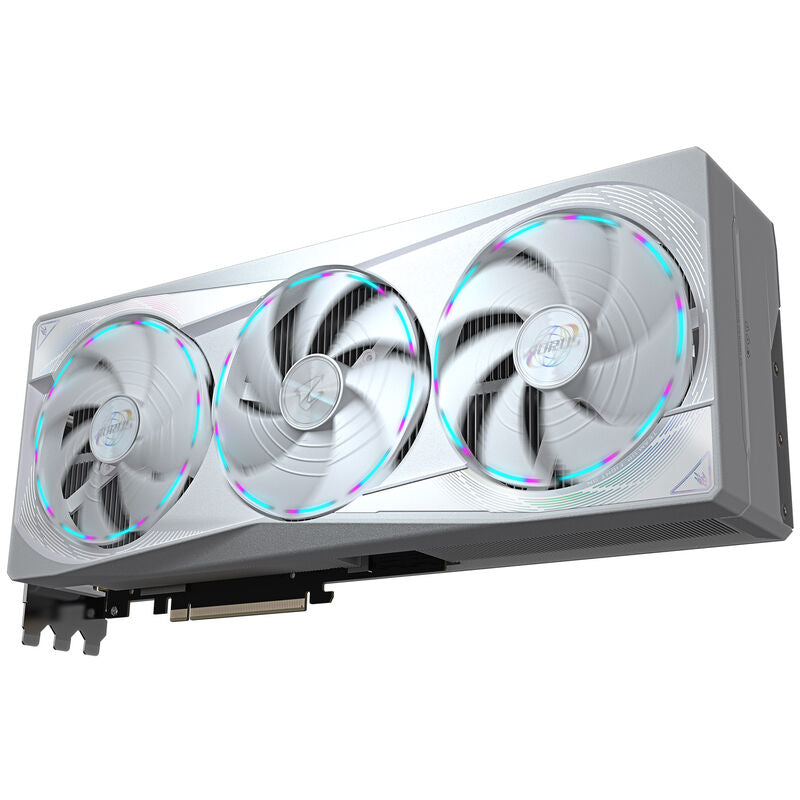 Porter på Gigabyte Aorus RTX 5080 Master Ice grafikkort