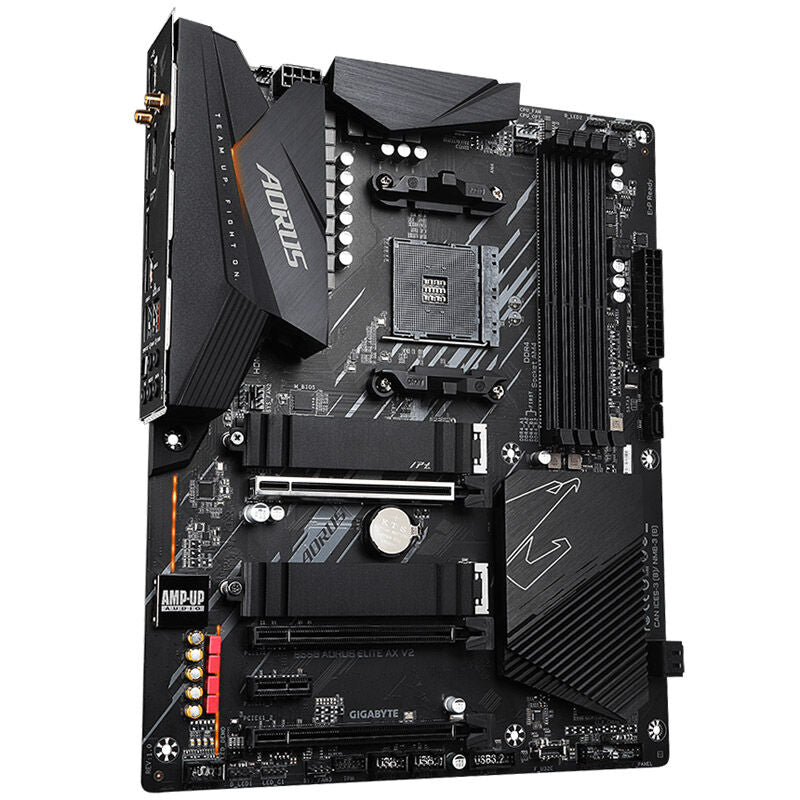Gigabyte B550 AORUS Elite AX V2 hovedkort bakside