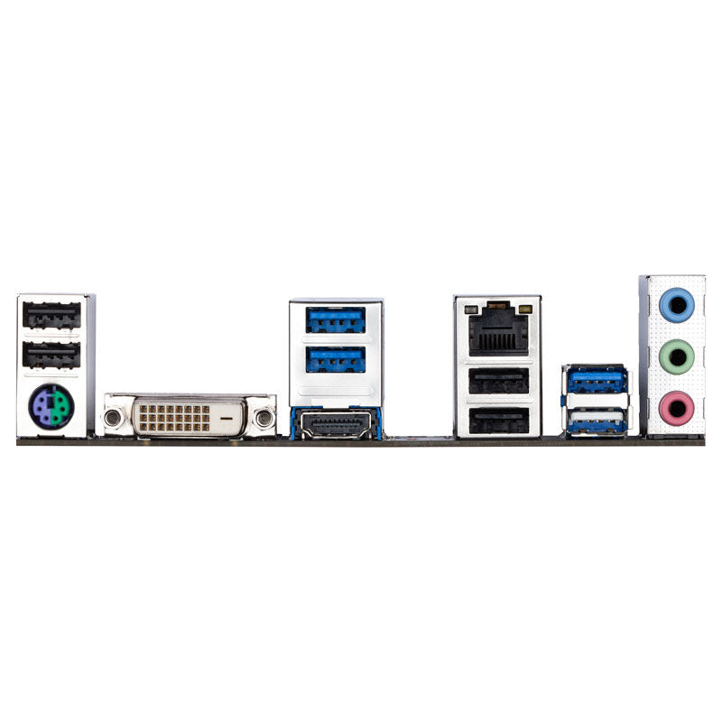Gigabyte B550M DS3H hovedkort montert i PC