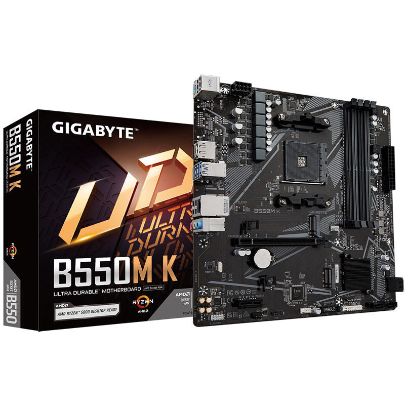 Gigabyte B550M K hovedkort front