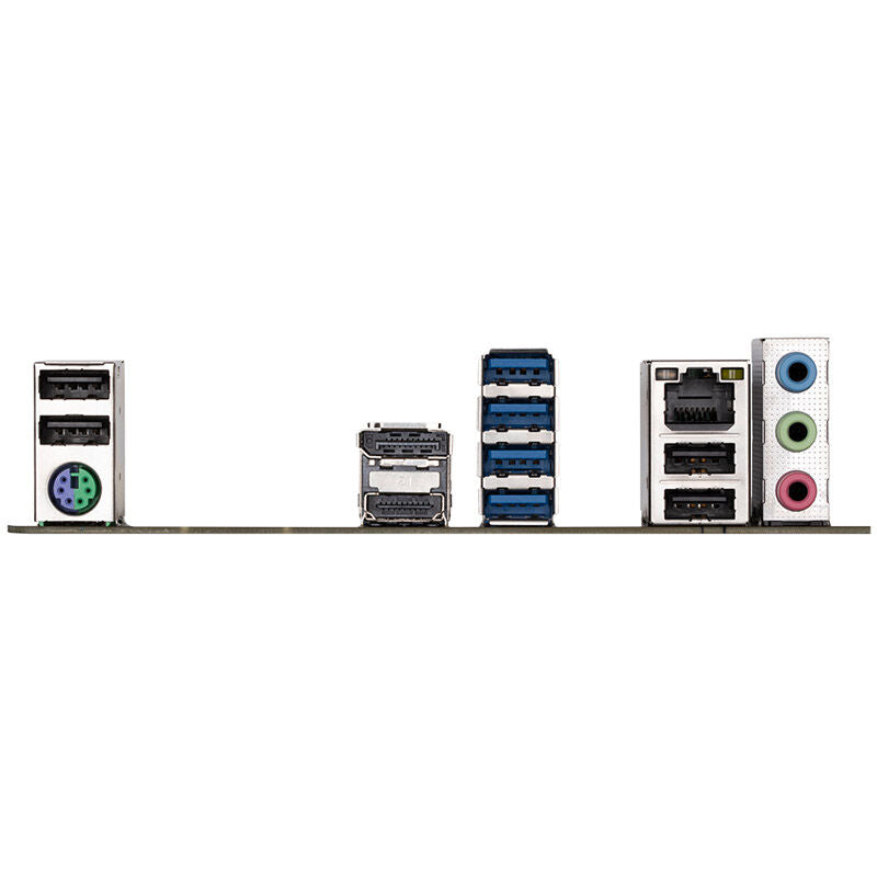 Gigabyte B550M K hovedkort montert i PC