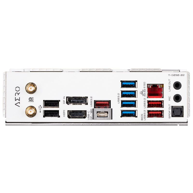 Gigabyte B650 Aero G hovedkort montert i PC-kabinett