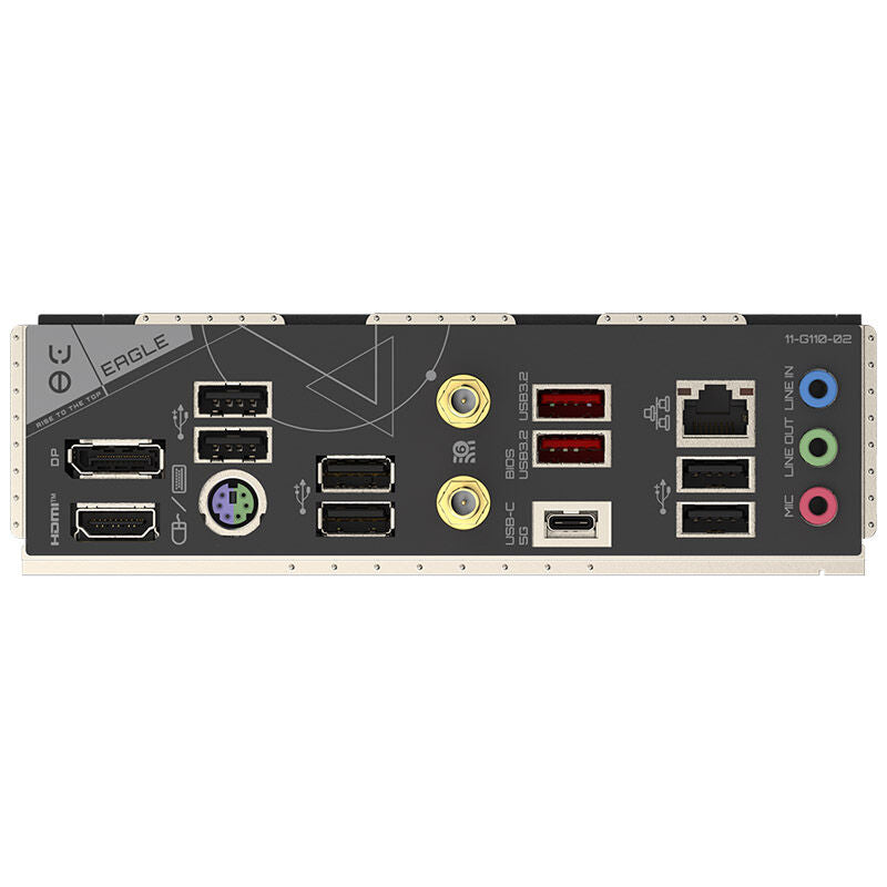 Gigabyte B650 Eagle AX hovedkort montert i PC