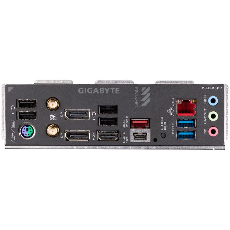 Gigabyte B650M Gaming X AX hovedkort montert i PC
