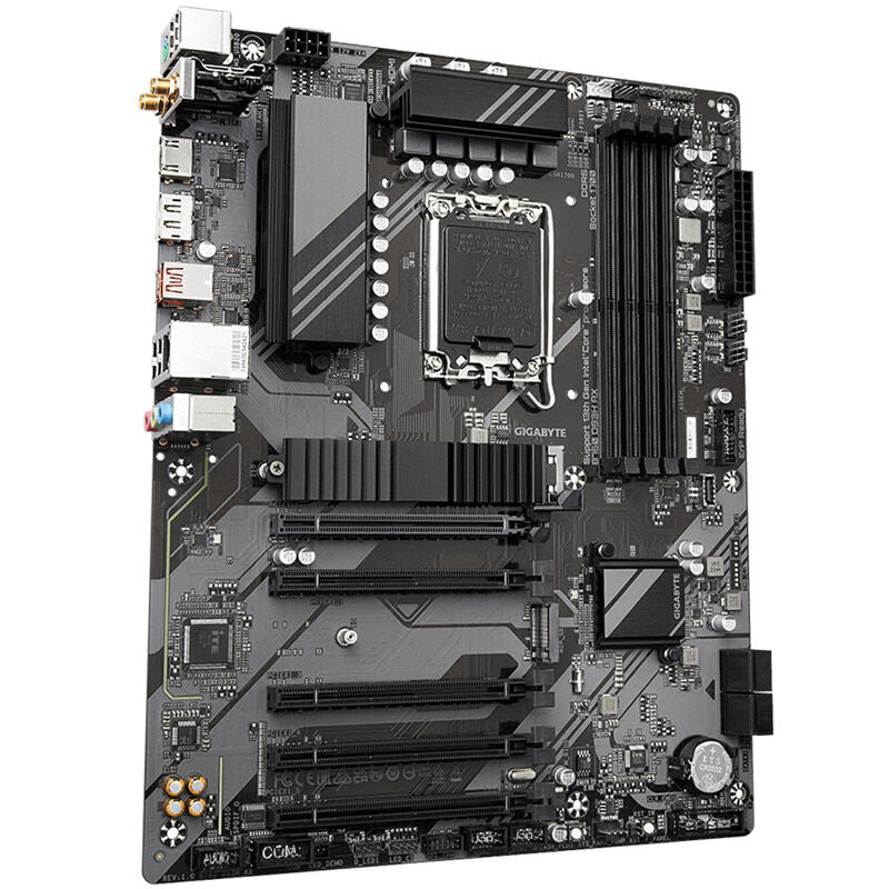 Gigabyte B760 DS3H AX hovedkort bakside