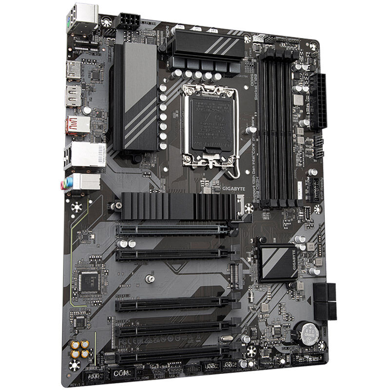 Gigabyte B760 DS3H hovedkort bakside