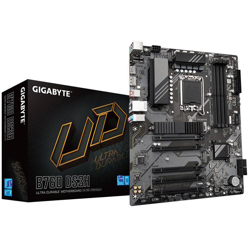 Gigabyte B760 DS3H hovedkort front