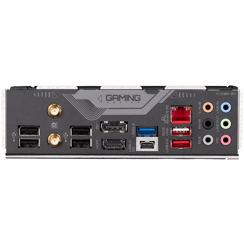 Gigabyte B760 Gaming X AX hovedkort montert i PC